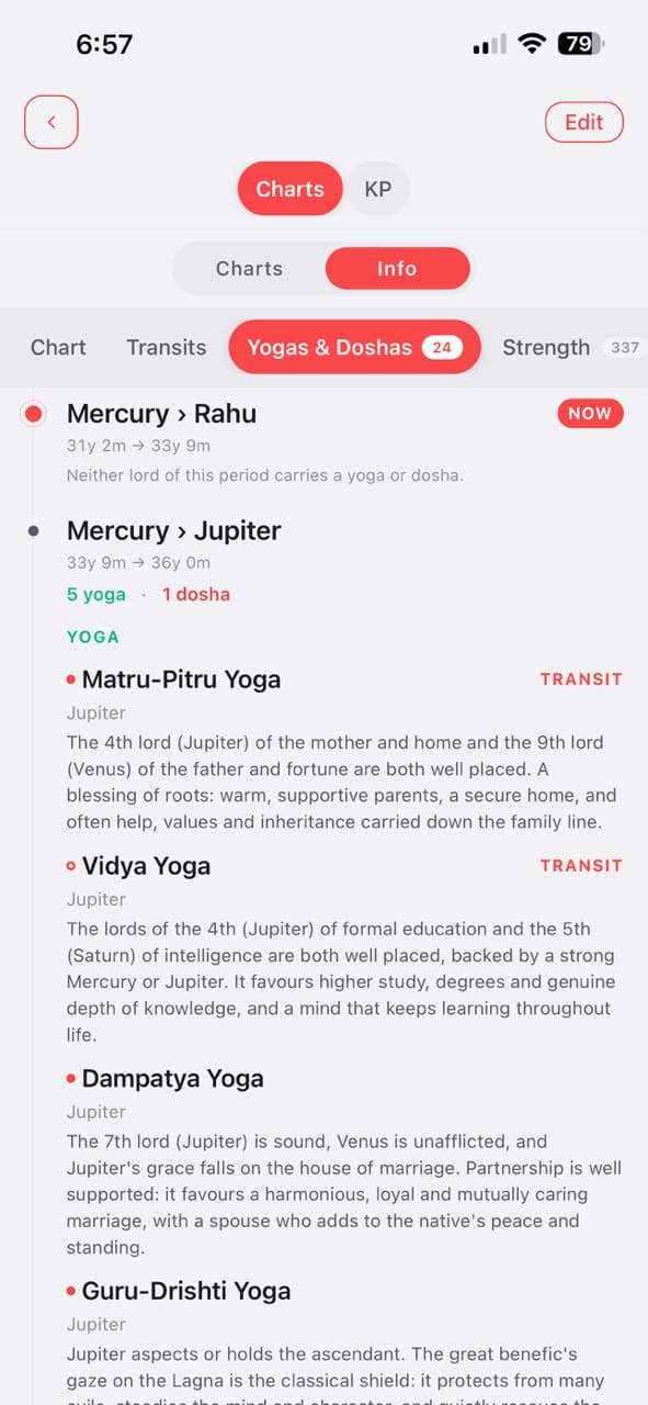 Sky events: Current yoga list